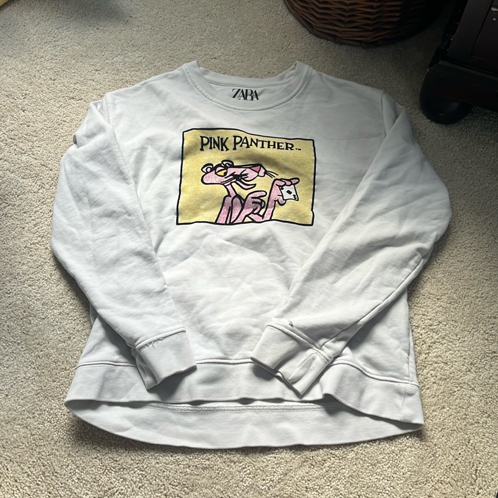 Pink panther crewneck